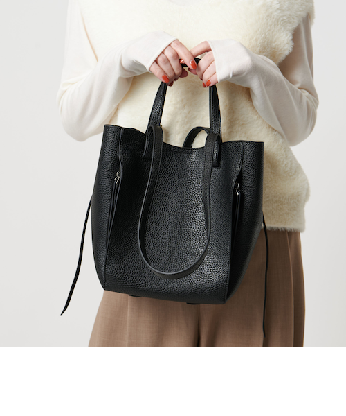 ビューティー＆ユース ユナイテッドアローズ（BEAUTY&YOUTH）/ジップポケット 2ハンドル トートバッグ −2WAY− ジップポケット 2ハンドル トートバッグ -2WAY-｜ビューティー＆ユース