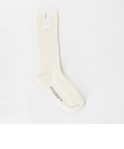 カラー リブ ソックス