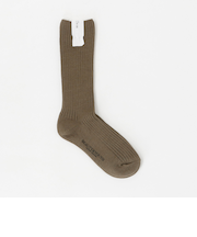 カラー リブ ソックス