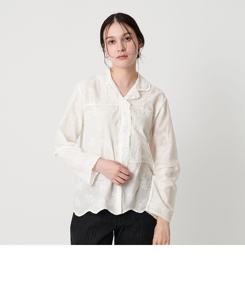 エンブロイダリー オープンカラーシャツ｜ビューティー＆ユース