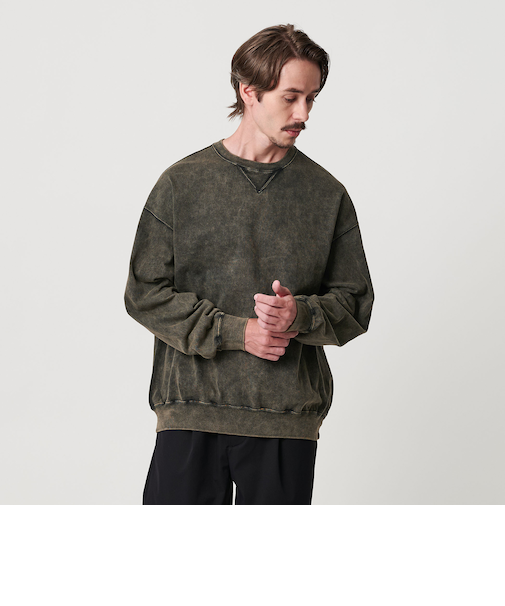 フェード クルーネック スウェット Tシャツ
