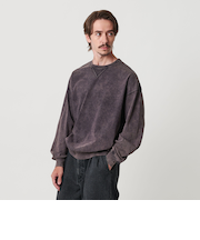 フェード クルーネック スウェット Tシャツ