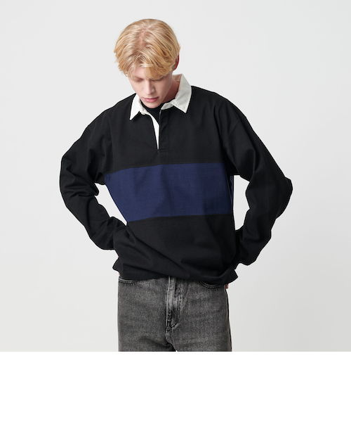 ビューティー＆ユース ユナイテッドアローズ（BEAUTY&YOUTH）/12oz ヘビーウェイト ラグビーシャツ 12oz ヘビーウェイト ラグビーシャツ｜ビューティー＆ユース