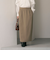 【WEB限定 Wardrobe DAILY MINIMAL】ダブルクロス カーブスカート ウォッシャブル