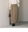 【WEB限定 Wardrobe DAILY MINIMAL】ダブルクロス カーブスカート ウォッシャブル