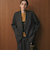【WEB限定 Wardrobe DAILY MINIMAL】ウールライク メランジダブルジャケット ウォッシャブル
