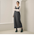 【WEB限定 Wardrobe DAILY MINIMAL】ウールライクメランジ スクエアネックワンピース ウォッシャブル