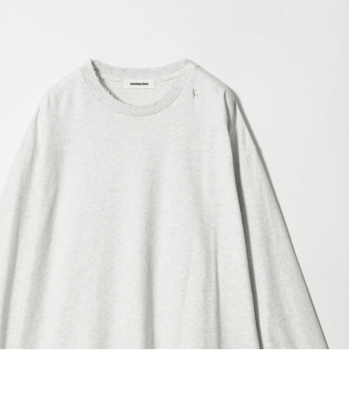 ディストレスト ロングスリーブ Tシャツ