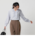 【WEB限定 Wardrobe DAILY MINIMAL】フリル Vネックブラウス ウォッシャブル