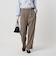 【WEB限定 Wardrobe DAILY MINIMAL】ダブルクロス テーパードパンツ ウォッシャブル