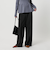 【WEB限定 Wardrobe DAILY MINIMAL】ウールライクメランジ ワイドパンツ ウォッシャブル