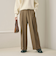 【WEB限定 Wardrobe DAILY MINIMAL】ウールライクメランジ ワイドパンツ ウォッシャブル