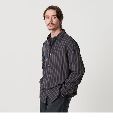 ネオ ピッチ ストライプ レギュラー シャツ FORM型