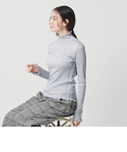 ポリエステルコットンテレコ メロータートルネック カットソー