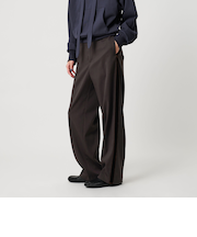 ポリエステルブレンド サイドベロアパンツ