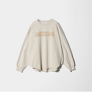 ＜Americana＞ロゴ ロングスリーブTシャツ