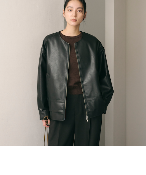 ビューティー＆ユース ユナイテッドアローズ（BEAUTY&YOUTH）/【WEB限定】レザーライク 2WAYブルゾン WEB限定】レザーライク 2WAYブルゾン｜ビューティー＆ユース