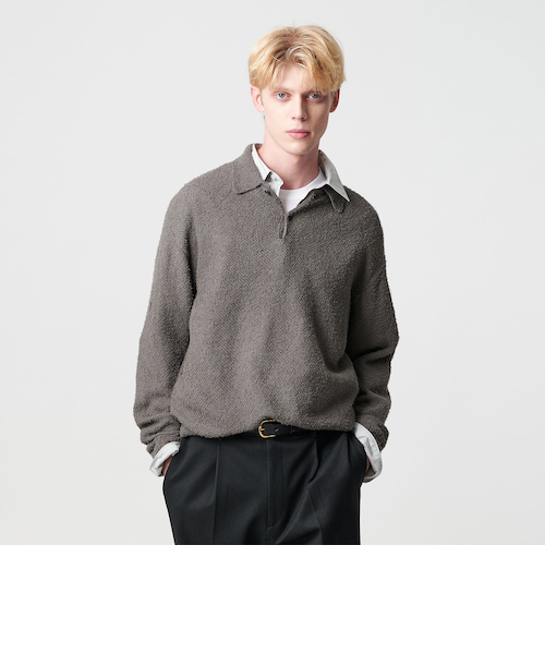 ビューティー＆ユース ユナイテッドアローズ（BEAUTY&YOUTH）/ニュアンス カール 2B ポロニット ニュアンス カール 2B ポロニット｜ビューティー＆ユース ユナイテッド