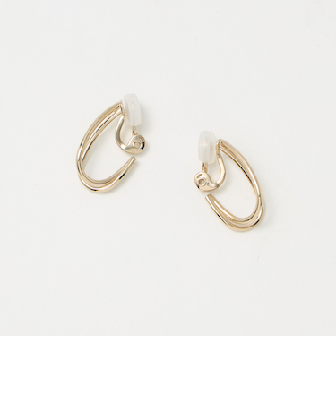 メタル 2ライン イヤリング