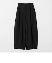 ポリエステルブレンド カーブパンツ