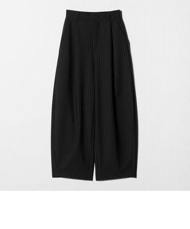 ポリエステルブレンド カーブパンツ