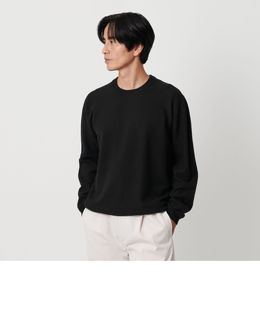 ガスコットン リンクス クルーネック ニット