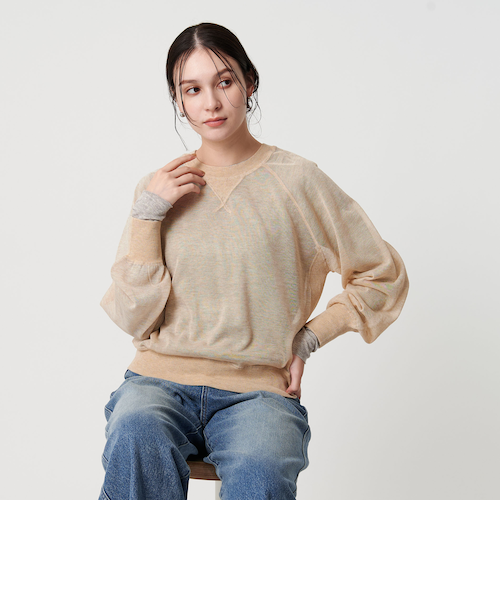 ビューティー＆ユース ユナイテッドアローズ（BEAUTY&YOUTH）/【WEB限定】シアーニットプルオーバー ウォッシャブル WEB限定】シアーニットプルオーバー ウォッシャブル｜ビューティー