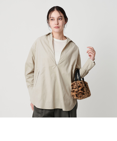 コットンコーデュロイ スキッパーチュニック