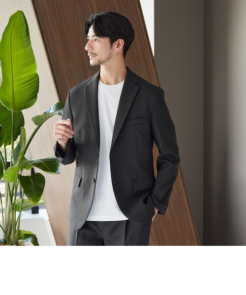 WEB限定 WARDROBE SMART】LANATEC OX セットアップ/背抜き