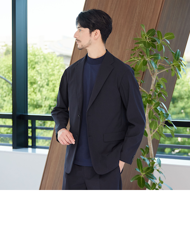 【WEB限定 WARDROBE SMART】MILPA リラックス セットアップ/ジャケット＆イージーパンツ