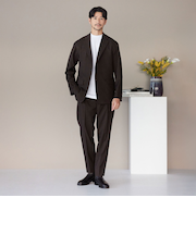 【WEB限定 WARDROBE SMART】LANATEC リラックス セットアップ/ジャケット＆イージーパンツ