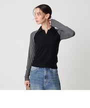 <Girls Department Club>BI RINGER ロングスリーブTシャツ