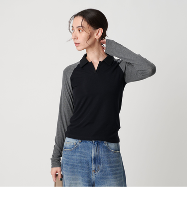 <Girls Department Club>BI RINGER ロングスリーブTシャツ