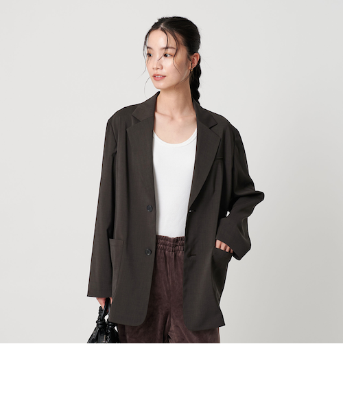 ポプリンハーフスリーブジャケット【JAPAN FABRIC】ハンドウォッシャブル ポプリンハーフスリーブジャケット 【JAPAN FABRIC】ハンド