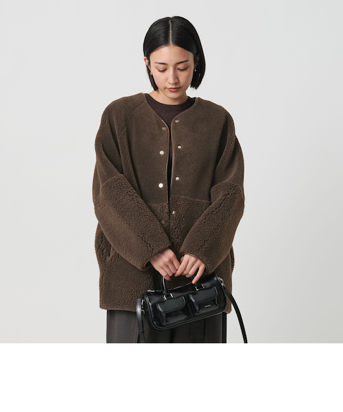 WEB限定】ボア×フェイクムートン リバーシブルジャケット