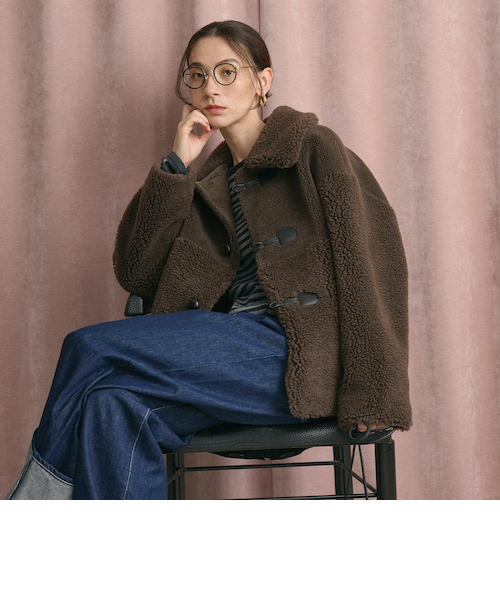 【プロポーションボディドレッシング】23AW　フェイクファー取外しコート　M 楽天市場】フェイクファー取外しコート／23AW／プロポーション ボディ