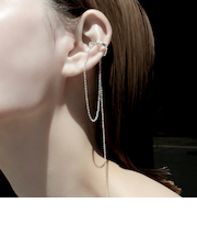 ＜Soierie＞Rose ivy イヤーカフ/1P