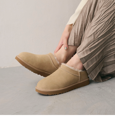 【国内EXCLUSIVE】＜UGG＞クラシック マイクロ ショートブーツ/スリッポン