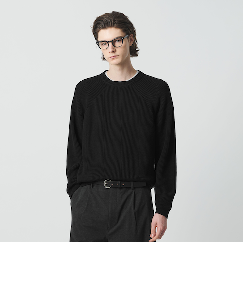 エアシャギー アルパカ クルーネック ニット｜ビューティー＆ユース