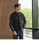 【WEB限定 WARDROBE SMART】ブラックメルトン レザーライク スタジャン