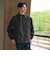 【WEB限定 WARDROBE SMART】スエードライク ジップ ブルゾン