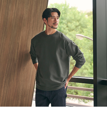 【WEB限定 WARDROBE SMART】エアリー カノコ  カットソー 抗菌防臭