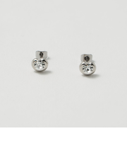 ビーンズ ガラス ミニ ピアス