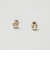 ビーンズ ガラス ミニ ピアス