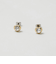 ビーンズ ガラス ミニ ピアス