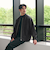 【WEB限定 WARDROBE SMART】スエードライク リブ ブルゾン