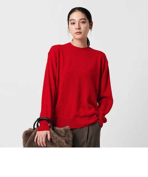 極美品✨️定価10万　21AW　ドゥロワー　ウールリバーシブルクルーネックコート Drawer ウールリバーシブルクルーネックコート