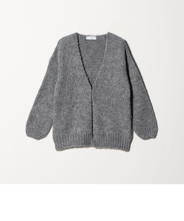 【別注】＜TRICOTS JEAN MARC＞ミドルゲージ ノーボタンカーディガン