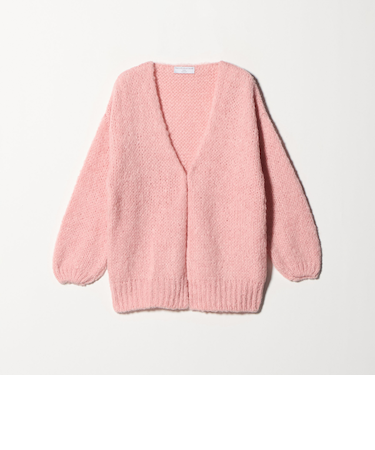 【別注】＜TRICOTS JEAN MARC＞ミドルゲージ ノーボタンカーディガン