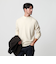 【WEB限定 WARDROBE SMART】マシーンウォッシャブル ウールミックス ジャケット クルーネック